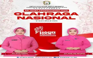 Bhayangkari Daerah Aceh Kampanyekan Gaya Hidup Sehat Sambut Hari Olahraga Nasional