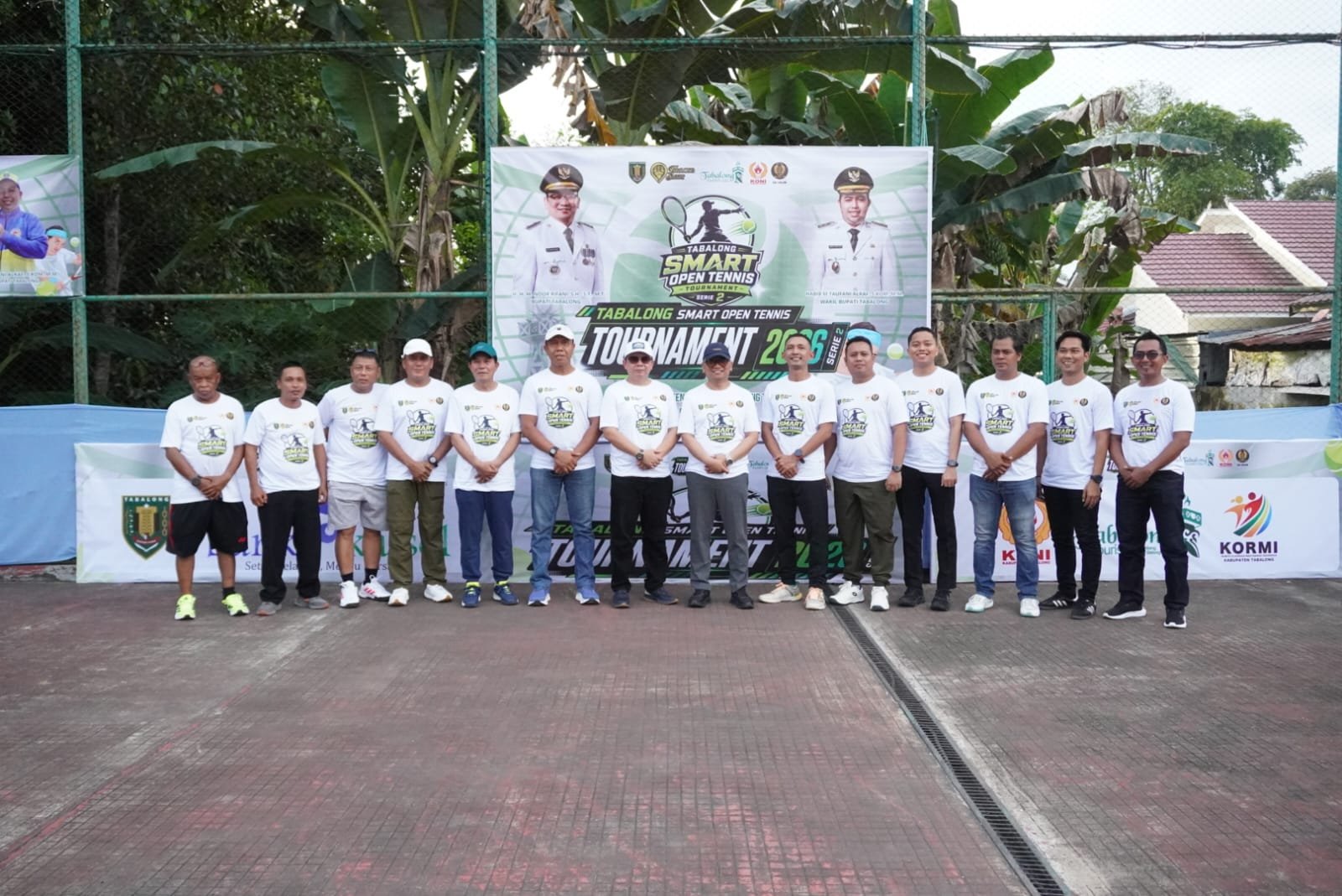 Dukung Regenerasi Atlet, Kodim 1008/Tabalong Apresiasi Turnamen Tabalong Smart Tennis Seri 2