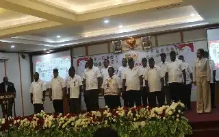 Jangkau Talenta Kampung, KONI Mimika Resmi Lantik Pengurus Tingkat Distrik Periode 2026–2030