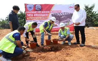 Sinergi BUMD dan Swasta, Pembangunan GOR serta Akademi Voli Dimulai di Cikarang Barat