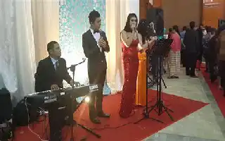 Bhabinkamtibmas dan Babinsa Kompak Amankan Hiburan Organ Tunggal di Hajatan Pernikahan Desa Cikalahang