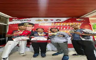 Sukses di Kejurnas Kapolri Cup VII, Polda Jambi Borong Lima Medali Cabang Taekwondo