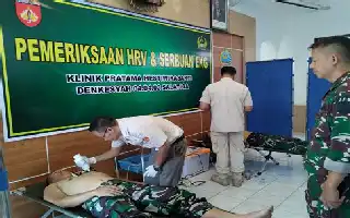 Pastikan Kebugaran Prajurit, Korpasgat Gelar Pemeriksaan Kesehatan Pascapenugasan Satgas Pamtas