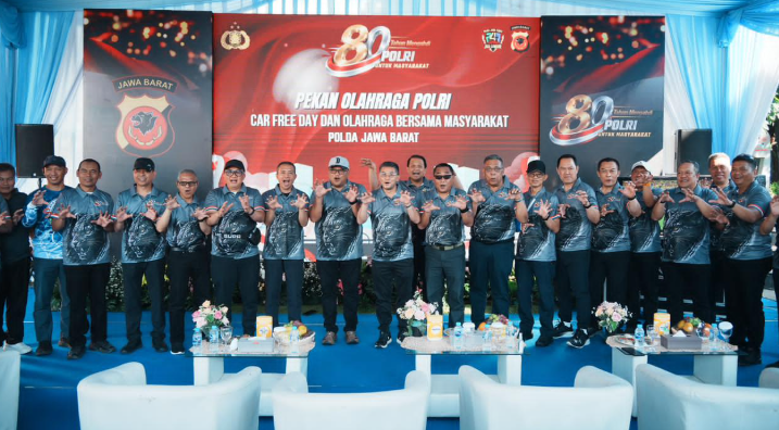 Polda Jabar Meriahkan Hari Bhayangkara ke-80 dengan Layanan Publik Humanis di CFD Dago