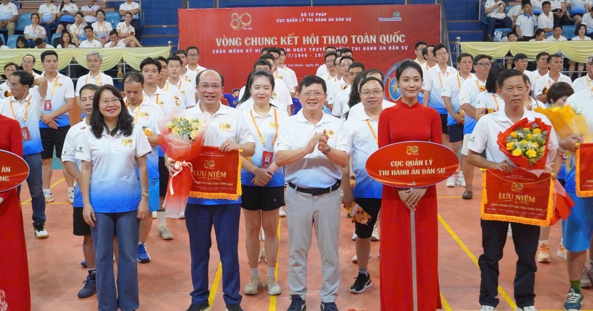Sambut HUT ke-80, Sistem Penegakan Putusan Perdata Vietnam Gelar Festival Olahraga Nasional