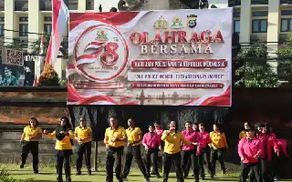 Perkuat Sinergi dan Soliditas, Kapolda Bali Pimpin Olahraga Bersama Peringati Hari Jadi Polwan ke-78