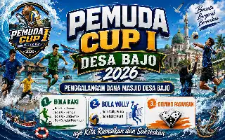 Olahraga Sembari Beramal, Turnamen Pemuda Cup I 2026 Desa Bajo Siap Digelar Akhir Agustus