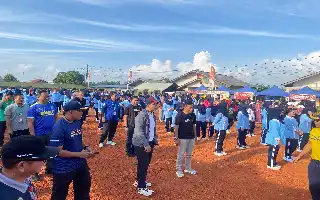 Pererat Sinergi, BRI Tanjungpinang Sukseskan Donor Darah dan Olahraga Bersama HUT ke-68 Lanud RHF