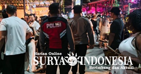 Jaga Keamanan Kawasan Wisata, Polres Badung Intensifkan Patroli Malam di Batu Bolong