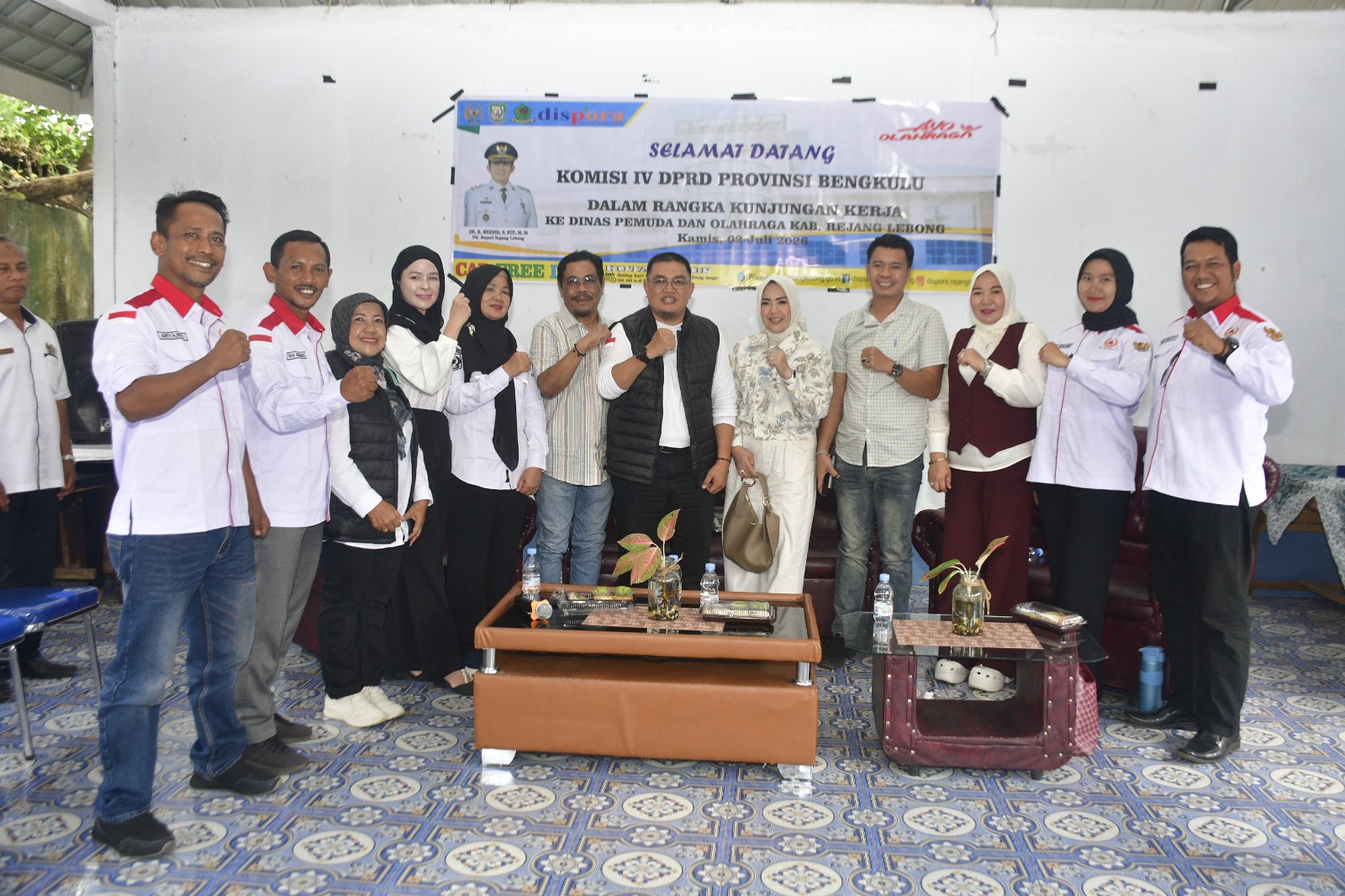 DPRD Provinsi Bengkulu Komitmen Dukung Perbaikan Fasilitas Olahraga di Rejang Lebong