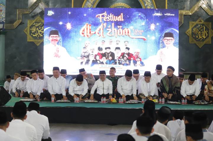 Festival Al-A’zhom ke-13 Resmi Dibuka, Tangerang Siapkan 13 Hari Agenda Religi dan UMKM
