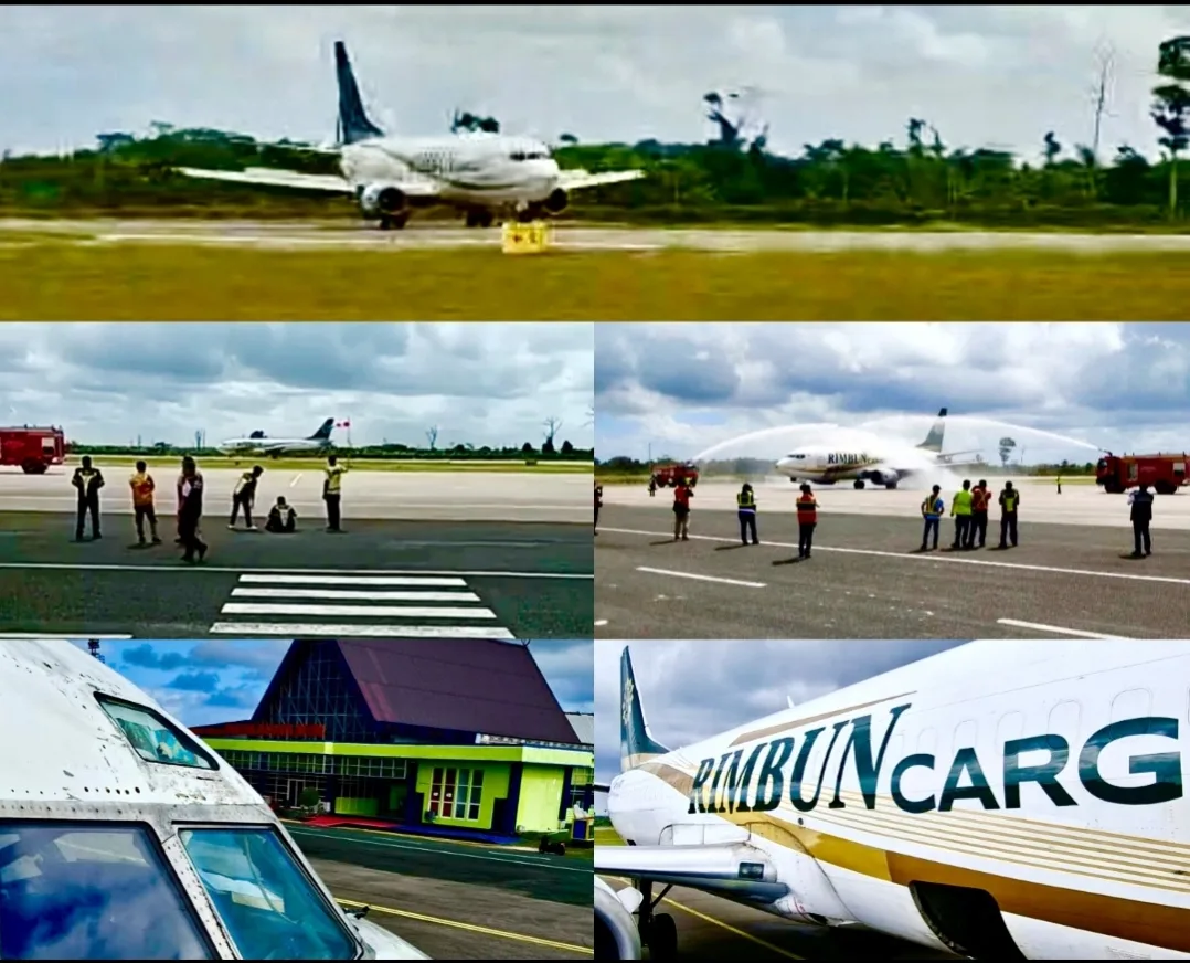 Kesiapan Logistik Blok Masela: Bandara Mathilda Batlayeri Sukses Sambut Pesawat Kargo Berbadan Besar