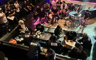 Cegah Peredaran Narkoba, Tim Gabungan Gelar Razia dan Tes Urine di Sejumlah Hiburan Malam Tulungagung