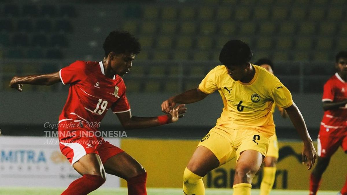 Buntu di Babak Pertama, Duel Timnas Indonesia U-17 Kontra Malaysia Masih Tanpa Gol