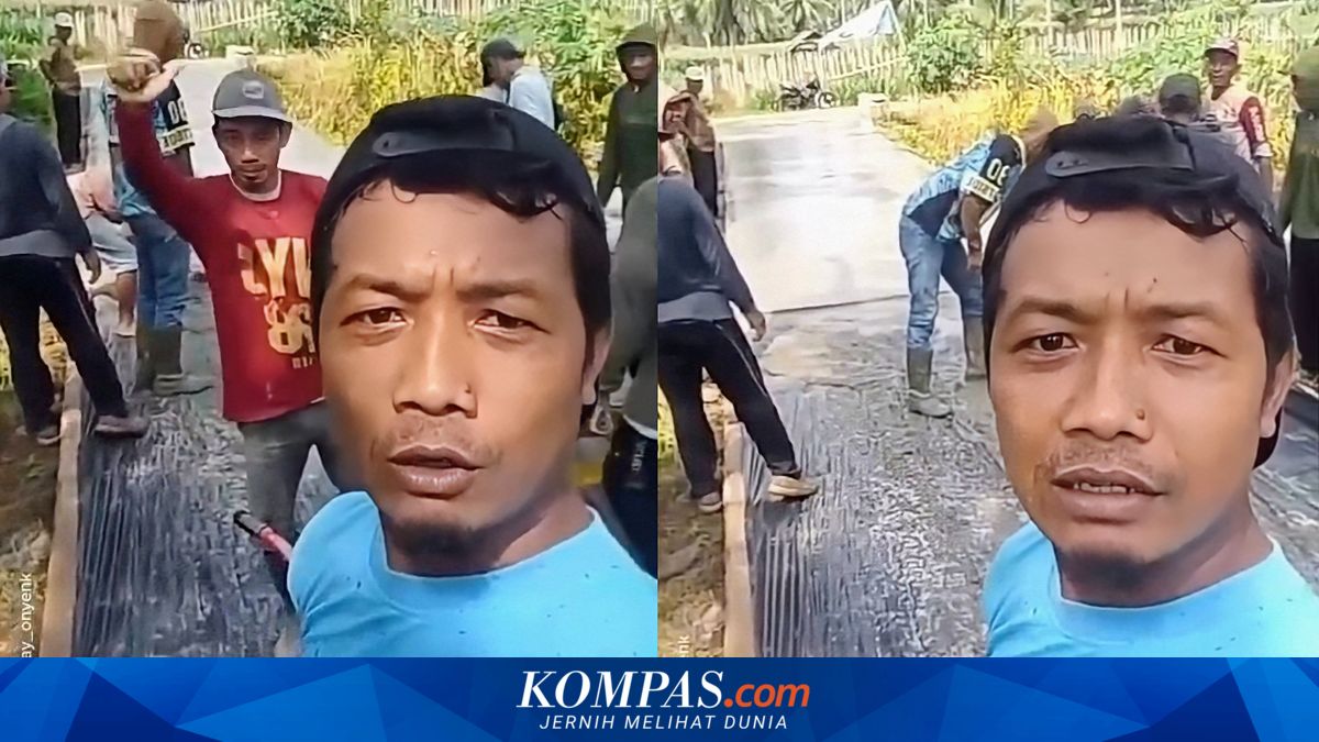 Aksi Swadaya Warga Lampung Timur Perbaiki Jalan Rusak: Pajak Dialihkan untuk Semen