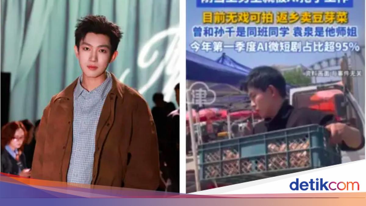 Dampak Disrupsi AI, Aktor China Banting Setir Menjadi Pedagang Sayur di Kampung Halaman