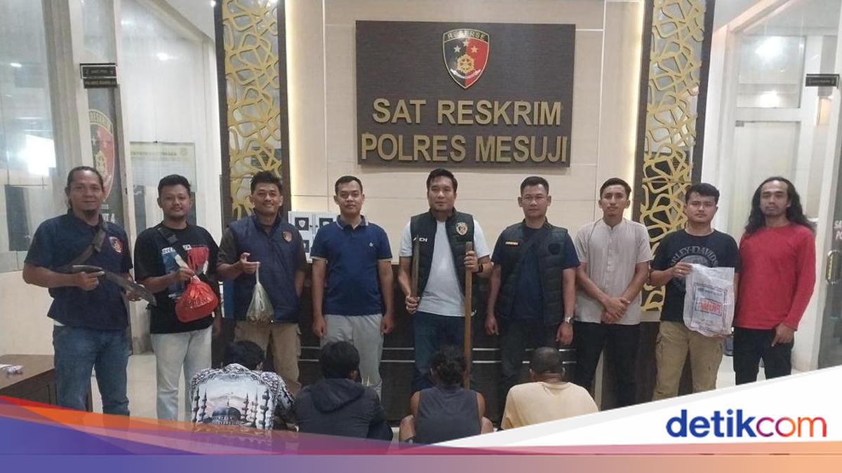 Polres Mesuji Bekuk Empat Pelaku Perburuan Liar Tapir di Lampung