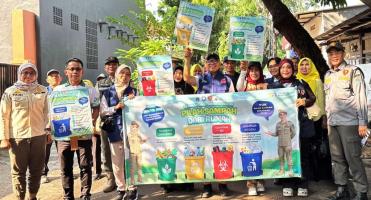 Sinergi PSN dan Edukasi Pemilahan Sampah Digalakkan di Cengkareng Barat