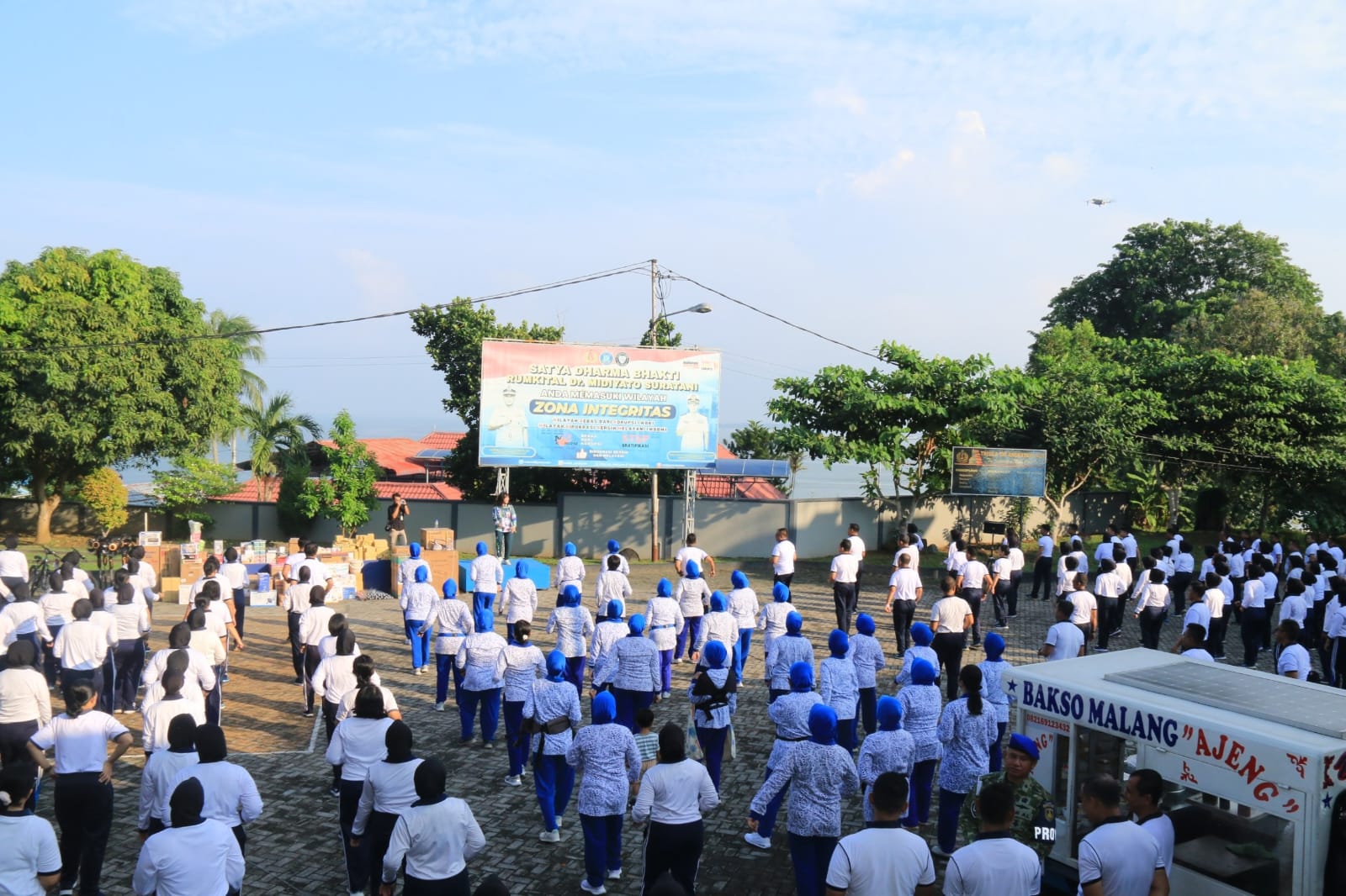 Jelang Sertijab, Karumkital dr. Midiyato Suratani Gelar Olahraga Bersama Pererat Soliditas