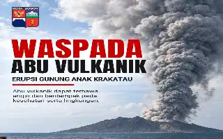 Ancam Kesehatan Respirasi, Warga Kota Bogor Diimbau Waspadai Paparan Abu Vulkanik