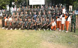 Tingkatkan Kebugaran dan Sinergi Prajurit, Danrem 044/Gapo Ikuti Olahraga Bersama Pangdam II/Sriwijaya