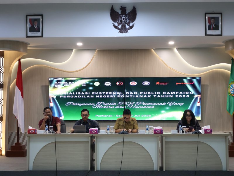 Sinergi PN Pontianak dan Pemkot Perkuat Layanan Hukum Berbasis Digital
