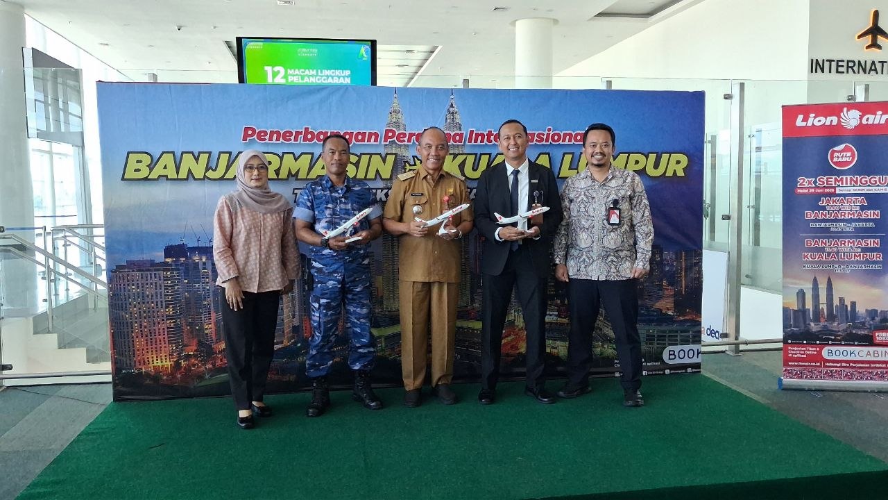 Konektivitas Kalsel-Malaysia Terbuka, Rute Banjarmasin–Kuala Lumpur Resmi Beroperasi