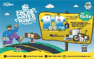 Waterboom Jogja Kembali Gelar Color Water Run 2: Padukan Olahraga dan Festival Air