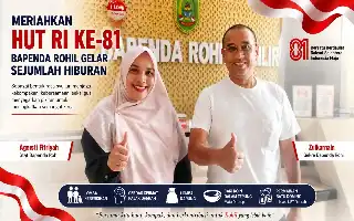Semarakkan HUT RI ke-81, Bapenda Rohil Gelar Perlombaan dan Edukasi Pajak untuk Pegawai