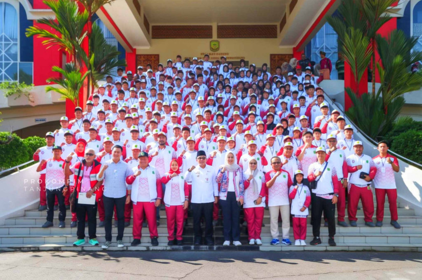 Wali Kota Lis Lepas 179 Atlet Tanjungpinang ke POPDA Kepri 2026 di Karimun