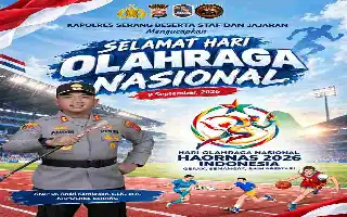 Peringati HAORNAS 2026, Kapolres Serang Tegaskan Olahraga Sebagai Investasi Karakter Bangsa