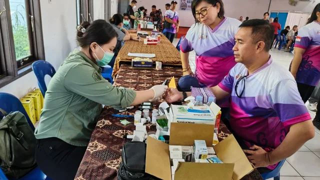 Puncak Hari Bhayangkara ke-80 di Mahulu: Kolaborasi Olahraga, Layanan Medis, dan Pemberdayaan UMKM