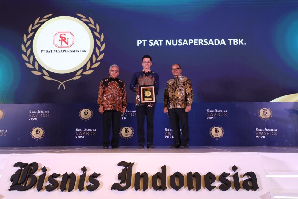 Kinerja Keuangan Moncer, Sat Nusapersada Raih Penghargaan Bergengsi BIA 2026