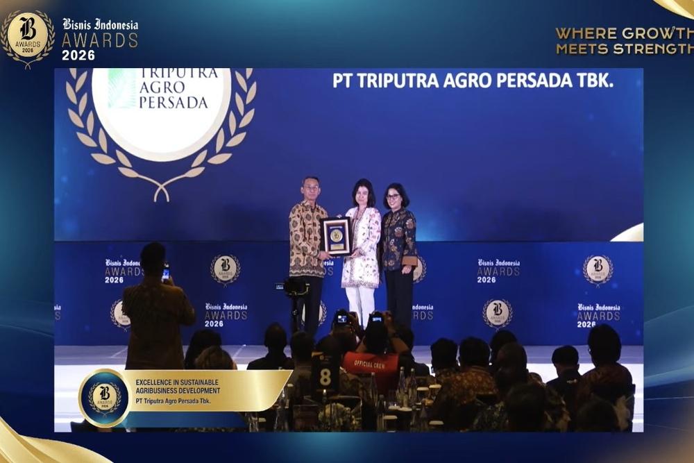 Komitmen Berkelanjutan, Triputra Agro Persada Sabet Penghargaan di Bisnis Indonesia Awards 2026