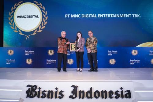 Capaian Prestisius, MNC Digital Entertainment Raih Penghargaan Media dan Hiburan di BIA 2026