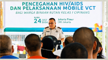Rutan Cipinang Gelar Seminar dan Tes HIV Gratis untuk Warga Binaan