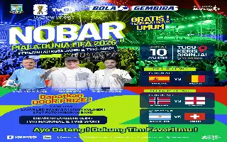 Pemkot Jambi Fasilitasi Nobar Piala Dunia 2026 di Tugu Keris Siginjai untuk Dongkrak Ekonomi Lokal