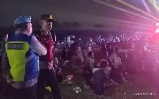 Pengamanan Cek Sound di Bulusari, Kapolsek Tarokan Minta Warga Nikmati Hiburan dengan Tertib