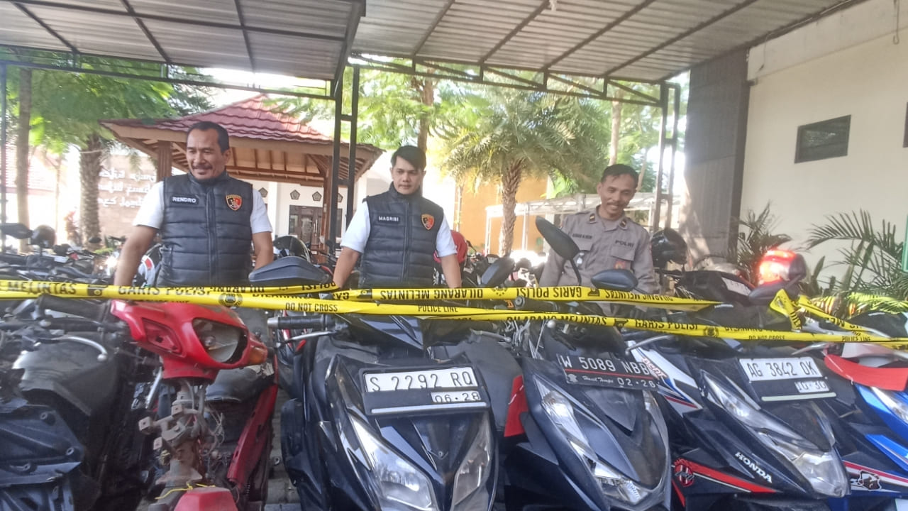Sasar Lokasi Hiburan, Komplotan Spesialis Curanmor di Jombang Berhasil Diringkus