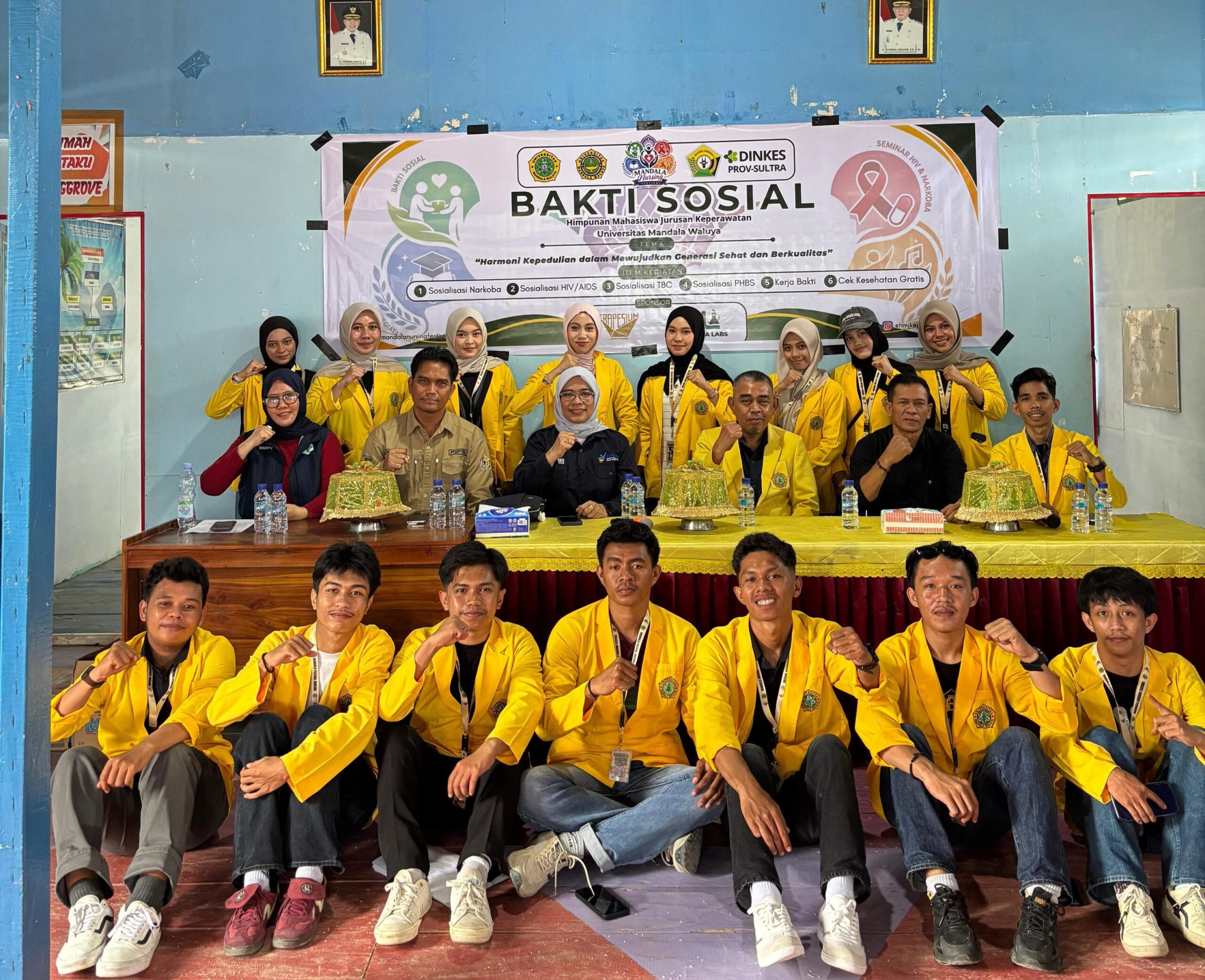 HMJ Keperawatan UMW Gandeng Dinkes Sultra Perkuat Edukasi Kesehatan Warga Desa Leppe