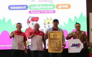 Tingkatkan Daya Saing Anggota JLC, JNE Memulai Rangkaian Gathering Nasional dari Bandung