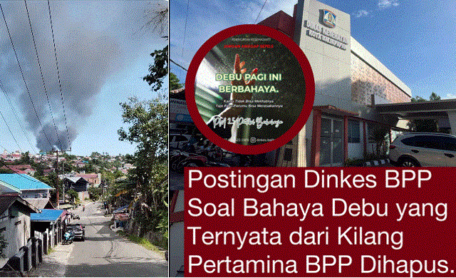 Dinas Kesehatan Balikpapan Hapus Peringatan Bahaya Debu dari Media Sosial, Warga Keluhkan Gangguan Pernapasan
