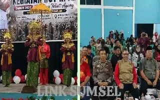 Kemeriahan Malam Puncak HUT RI ke-81 di Tebat Agung, Momentum Pererat Kebersamaan Warga Muara Enim