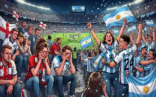 Dua Sisi Drama di Atlanta: Tangis Suporter Inggris dan Pesta Pora Pendukung Argentina Usai Semifinal Piala Dunia 2026