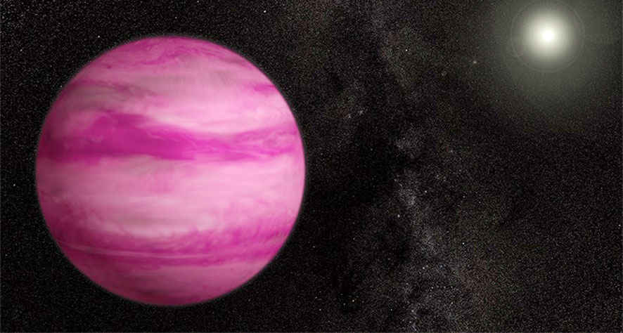 Menguak Misteri Awan Garam di Balik Eksotisnya Planet Merah Muda GJ 504b
