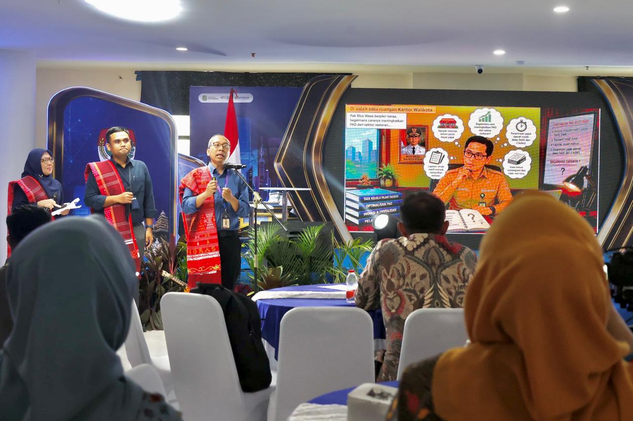 Dorong Optimalisasi Pajak, Bapenda Medan Luncurkan Inovasi Digital QRESTO di Rakornas APEKSI