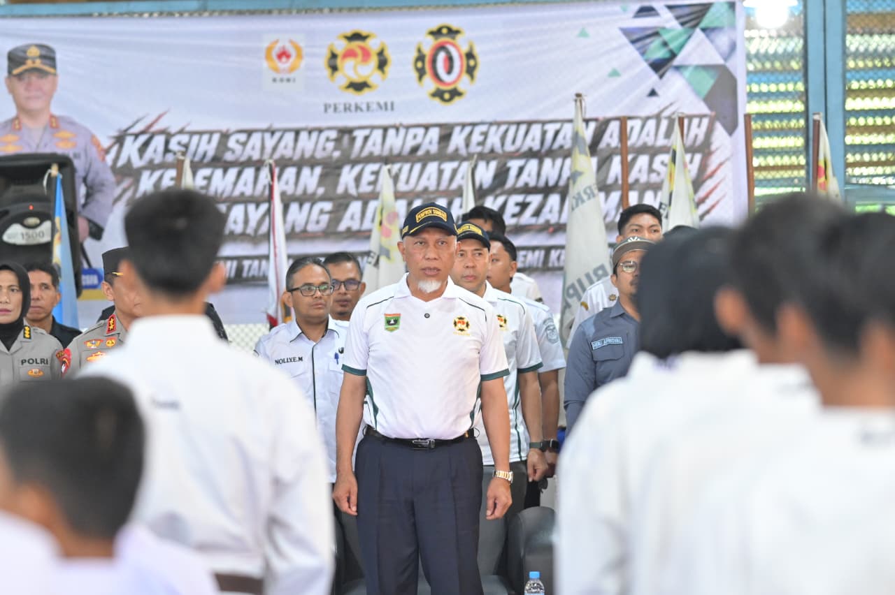 Kejurnaswil Shorinji Kempo se-Sumatera Dibuka di Sawahlunto, Mahyeldi Soroti Dampak Ekonomi Daerah