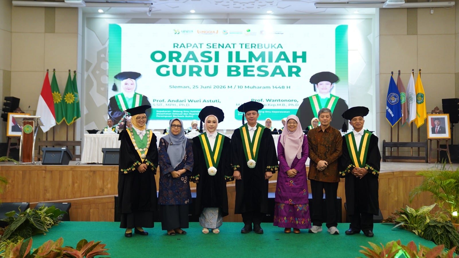 UNISA Yogyakarta Kukuhkan Dua Guru Besar Baru, Perkuat Riset Kesehatan