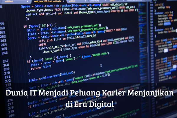 Prospek Karier Menjanjikan di Sektor Teknologi Informasi Era Modern