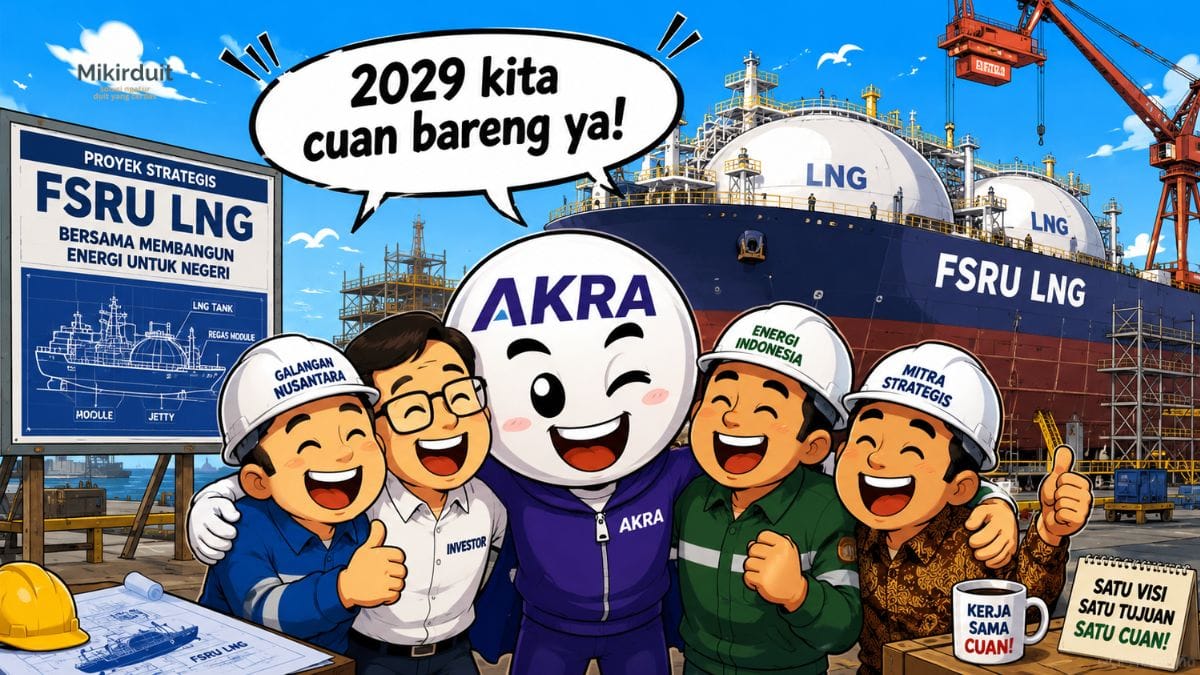 Perkuat Rantai Pasok Energi, AKR Corporindo Investasikan Rp5,7 Triliun untuk Kapal FSRU LNG
